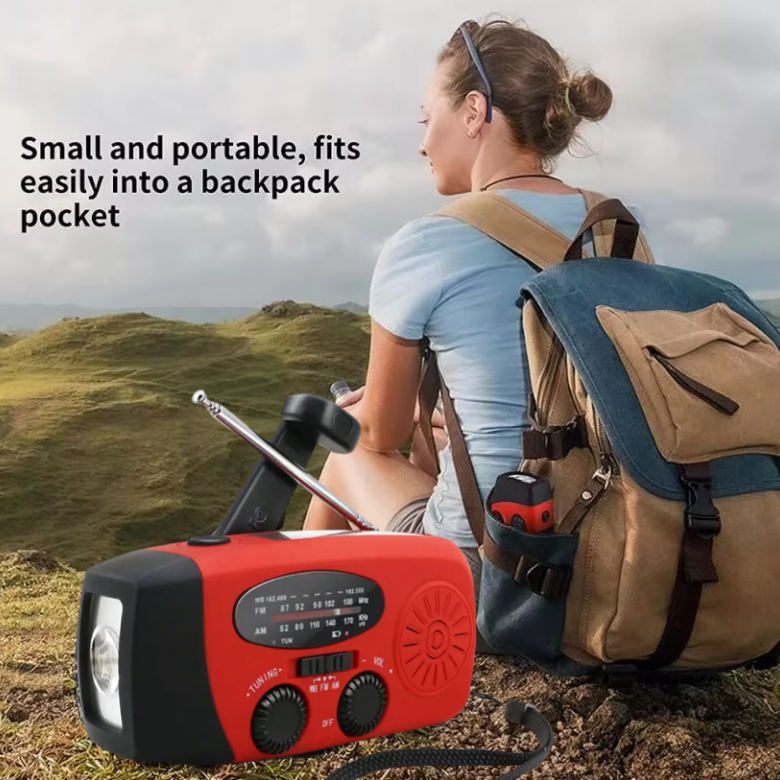 Radio awaryjne tranzystorowe z korbką